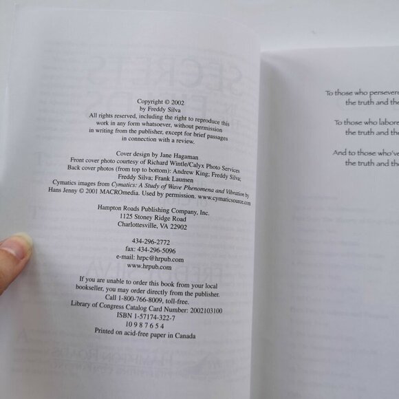 2002 Secrets in the Fields by Freddy Silva, Crop Circles Mysticism Science - Picture 5 of 9